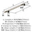 Everett Zinc Satin Nickel Appliance Pull 3