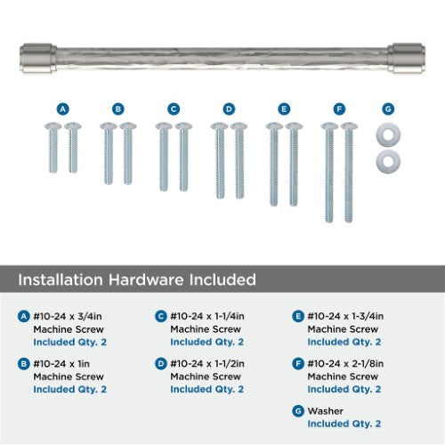 Fairfax Zinc Satin Nickel Appliance Pull 7