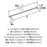 Fairfax Zinc Satin Nickel Appliance Pull 5