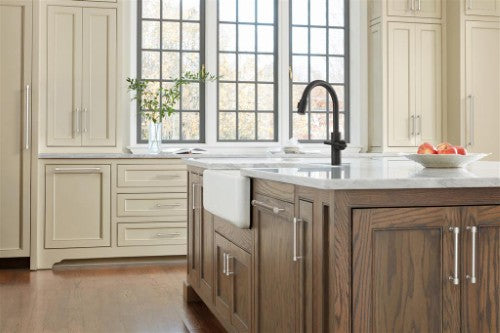 Faraday Zinc Satin Nickel Appliance Pull 8