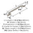 Highland Ridge Zinc Satin Nickel Appliance Pull 4