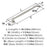 Kane Zinc Satin Nickel Appliance Pull 3