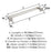Lintel Zinc Satin Nickel Appliance Pull 3