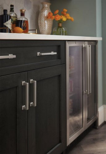 Lintel Zinc Satin Nickel Appliance Pull 9