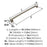 Mulholland Zinc Satin Nickel Appliance Pull 6