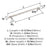 St. Vincent Zinc Satin Nickel Appliance Pull 4