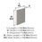 Ladera Zinc Polished Chrome Cabinet Backplate 2