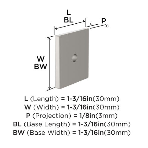 Ladera Zinc Polished Chrome Cabinet Backplate 2