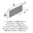 Ladera Zinc Satin Nickel Cabinet Backplate 16