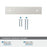 Ladera Zinc Satin Nickel Cabinet Backplate 27