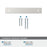 Ladera Zinc Satin Nickel Cabinet Backplate 28