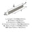 Ladera Zinc Satin Nickel Cabinet Backplate 14