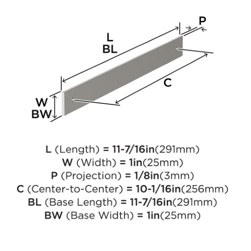 Ladera Zinc Satin Nickel Cabinet Backplate 14