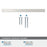 Ladera Zinc Satin Nickel Cabinet Backplate 25