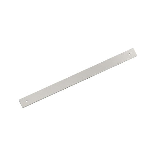 Ladera Zinc Satin Nickel Cabinet Backplate 5