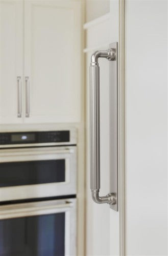 Ladera Zinc Satin Nickel Cabinet Backplate 31