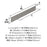 Ladera Zinc Satin Nickel Cabinet Backplate 11