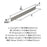 Ladera Zinc Satin Nickel Cabinet Backplate 12