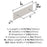 Maymont Zinc Satin Nickel Cabinet Backplate 12