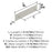 Maymont Zinc Satin Nickel Cabinet Backplate 14