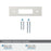 Medora Zinc Satin Nickel Cabinet Backplate 24