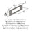 Medora Zinc Satin Nickel Cabinet Backplate 16