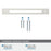 Medora Zinc Satin Nickel Cabinet Backplate 28
