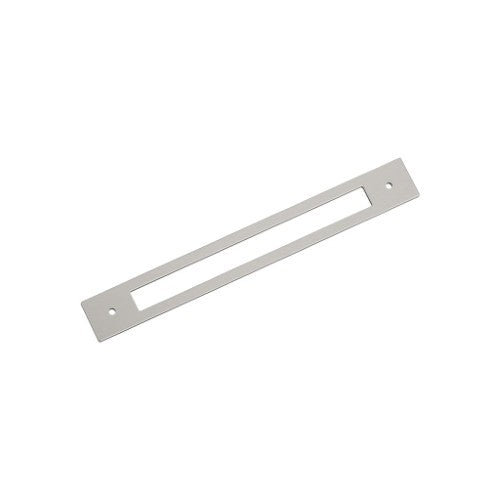 Medora Zinc Satin Nickel Cabinet Backplate 1