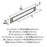 Medora Zinc Satin Nickel Cabinet Backplate 13