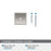 Thoreau Zinc Satin Nickel Cabinet Backplate 3