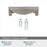 Inspirations Zinc Satin Nickel Cabinet Pull 3