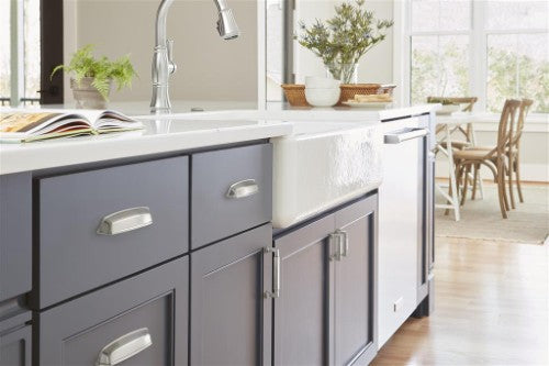 Stature Zinc Satin Nickel Cabinet Pull 3