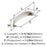 Ravino Zinc Satin Nickel Cabinet Pull 1