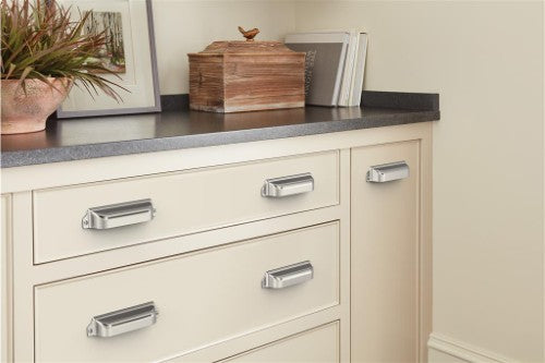 Haven Zinc Satin Nickel Cabinet Pull 4