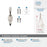 Noble Zinc Satin Nickel Hook 4