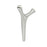 Kodiak Zinc Satin Nickel Hook 1