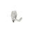 Benton Zinc Satin Nickel Hook 1