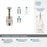Vicinity Zinc Satin Nickel Hook 3