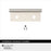 Streamline II Zinc Satin Nickel Cabinet Pull 11