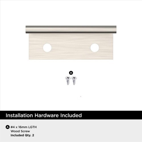 Streamline II Zinc Satin Nickel Cabinet Pull 11