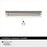 Streamline Tab Zinc Satin Nickel Cabinet Pull 7