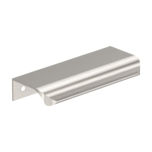 Streamline Tab Zinc Satin Nickel Cabinet Pull 1