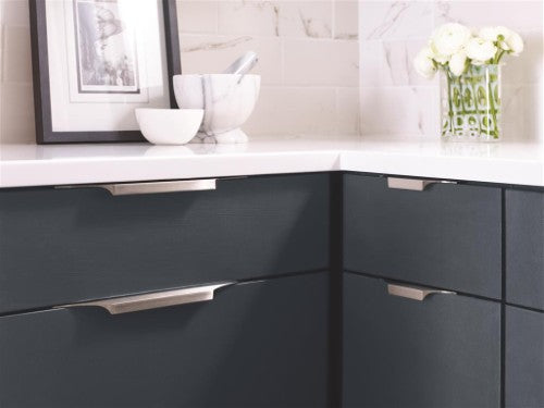 Extent Aluminum Satin Nickel Cabinet Pull 3
