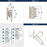 Decorative Hinges Steel Satin Nickel Cabinet Hinge 3