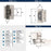 Decorative Hinges Steel Satin Nickel Cabinet Hinge 2