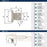 Decorative Hinges Steel Satin Nickel Cabinet Hinge 2
