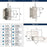 Decorative Hinges Steel Satin Nickel Cabinet Hinge 2