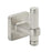 Bronx Zinc & Stainless Steel Brushed Nickel Hook 1