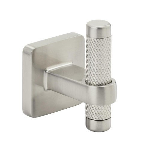 Bronx Zinc & Stainless Steel Brushed Nickel Hook 1