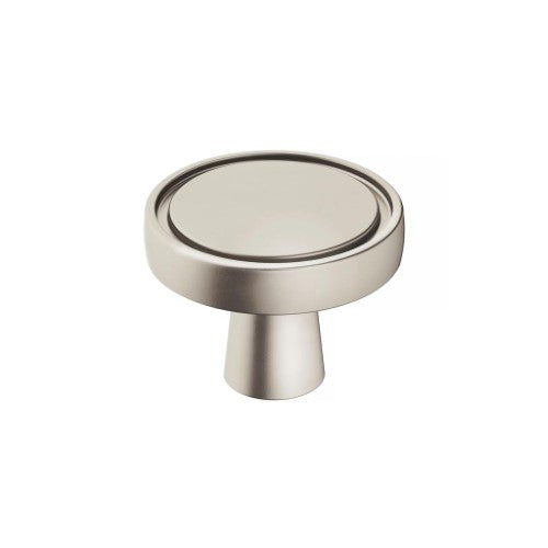 Destine Zinc Satin Nickel Cabinet Knob 1
